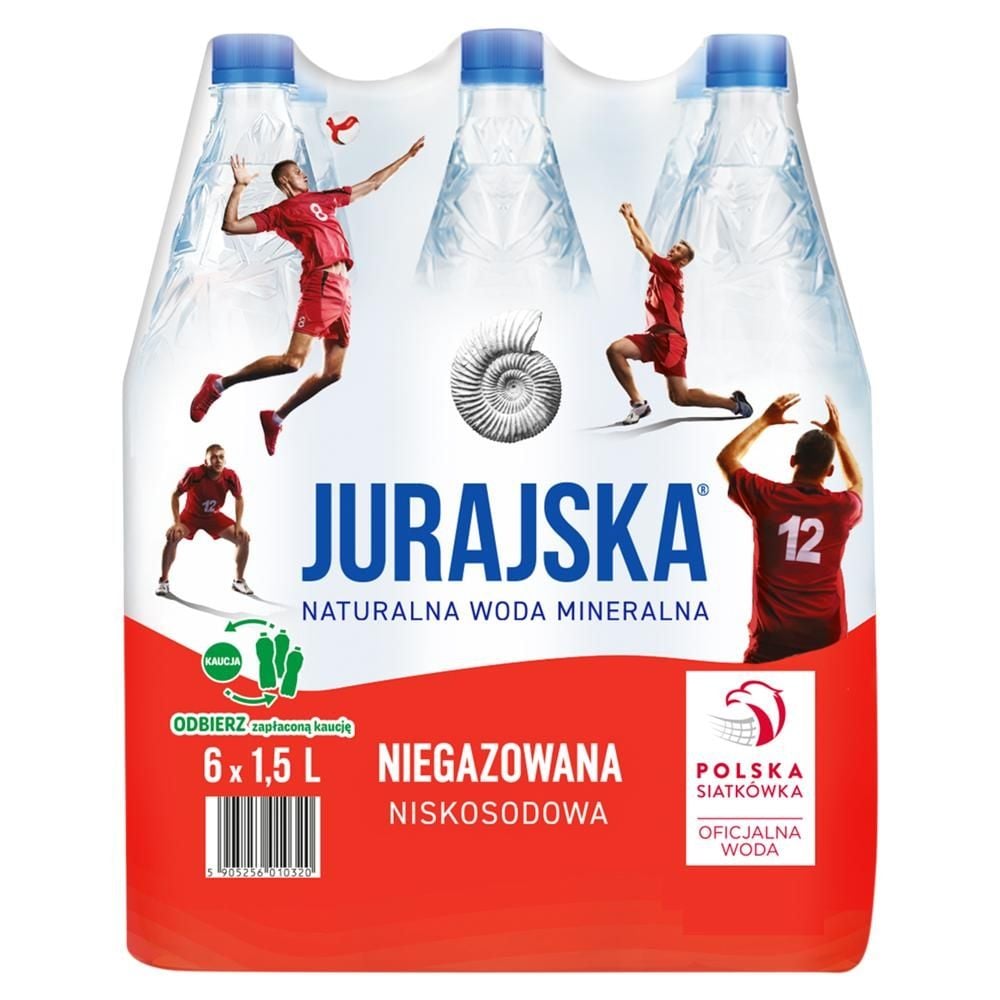 Jurajska Naturalna woda mineralna niegazowana 6 x 1,5 l