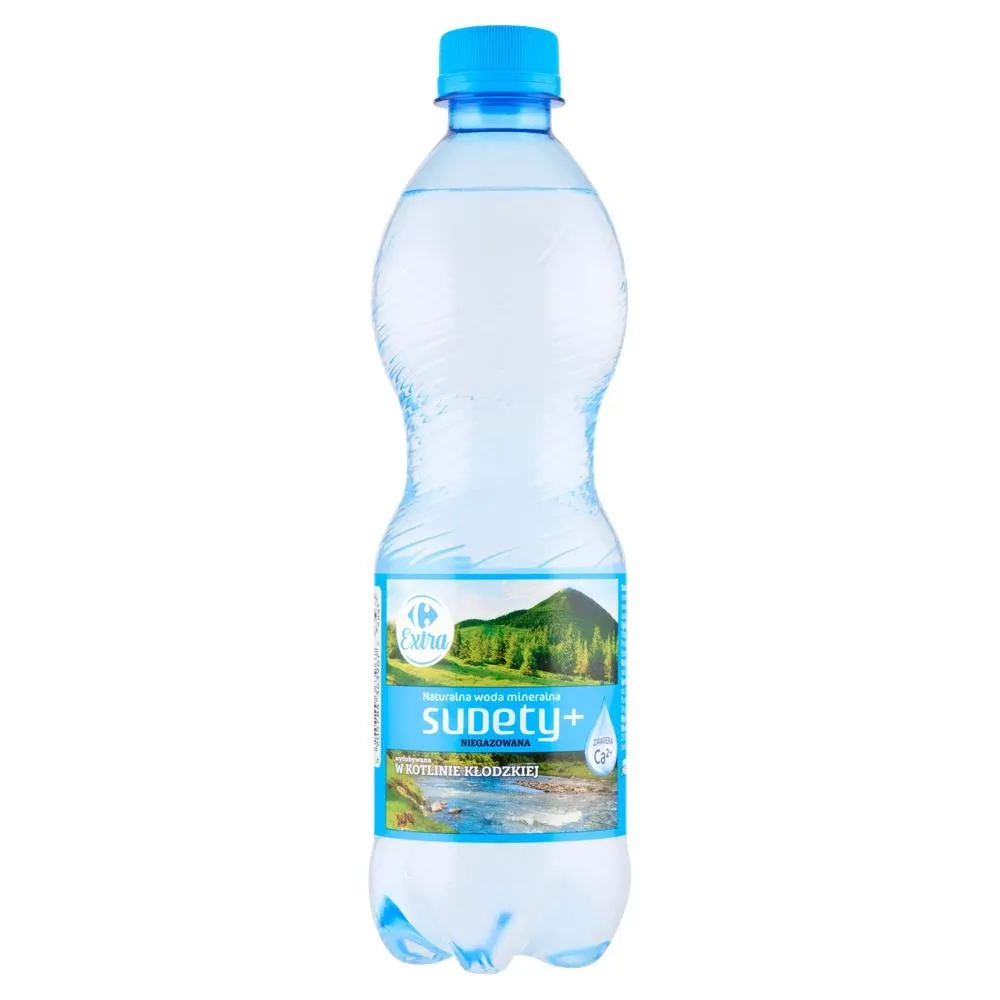 Carrefour Extra Sudety+ Naturalna woda mineralna niegazowana 500 ml