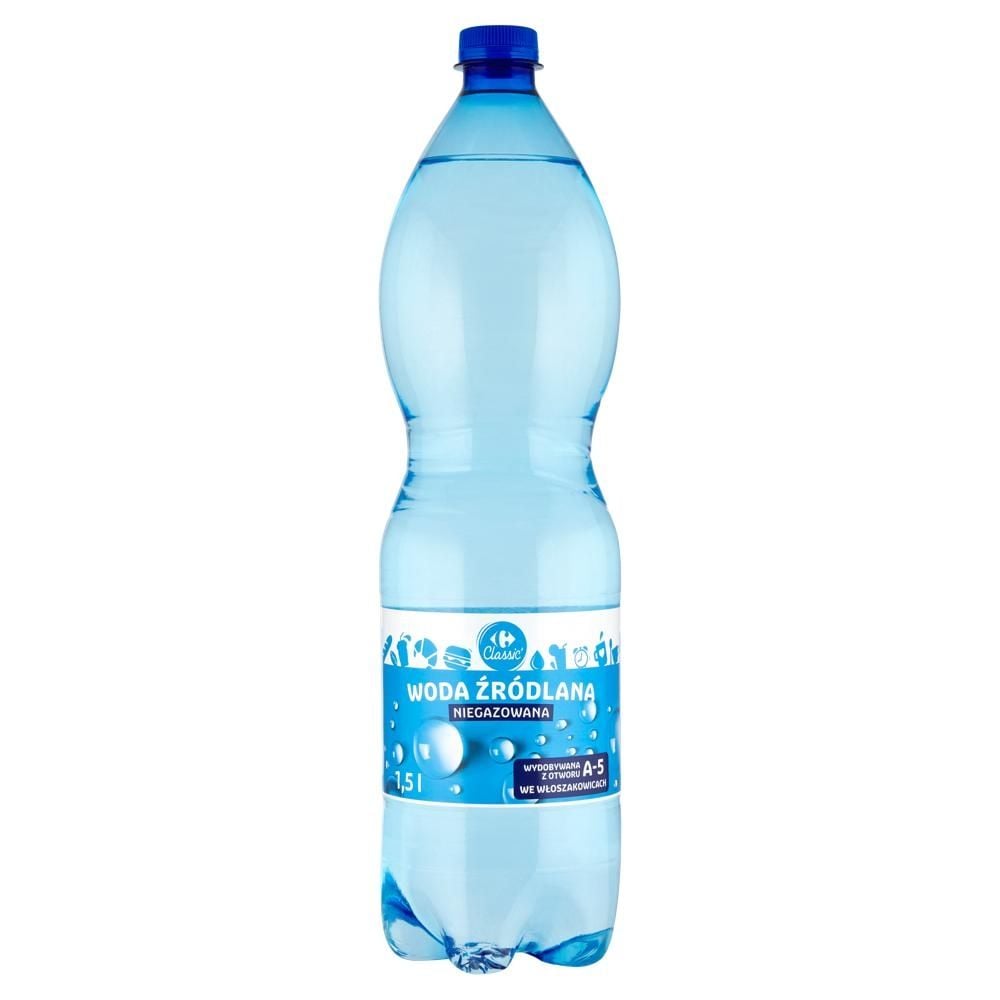Carrefour Classic Woda źródlana niegazowana 1,5 l