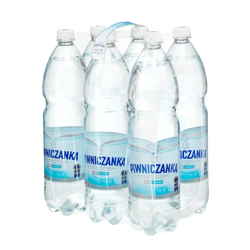 Piwniczanka Naturalna woda mineralna niskonasycona CO₂ 6 x 1,5 l