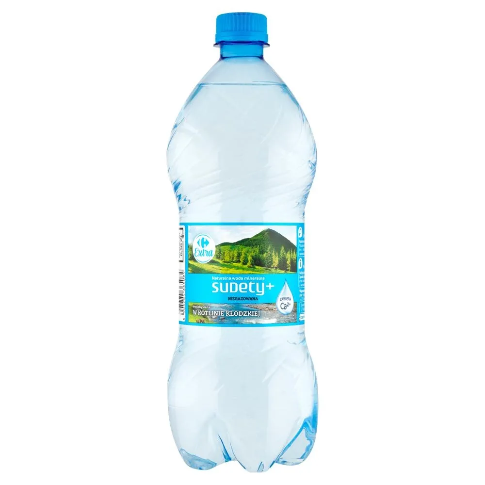 Carrefour Extra Sudety+ Naturalna woda mineralna niegazowana 1 l