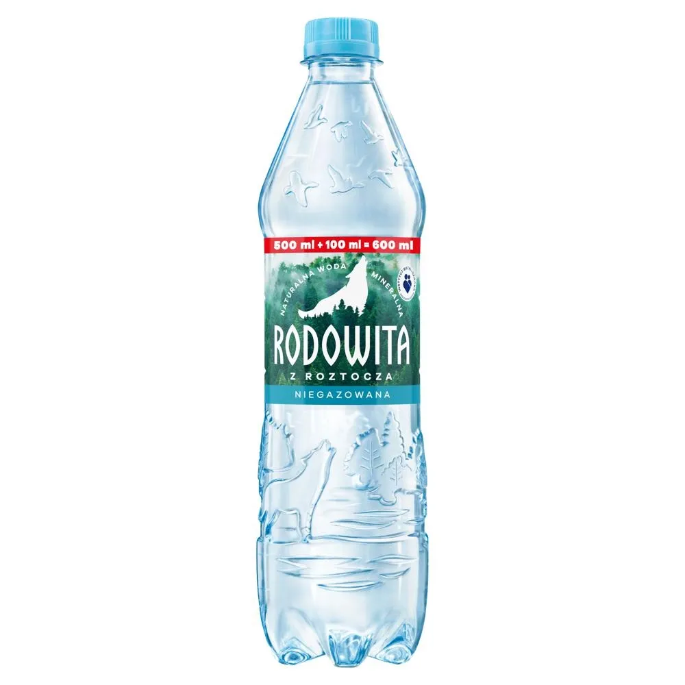 Rodowita z Roztocza Naturalna woda mineralna niegazowana 0,6 l