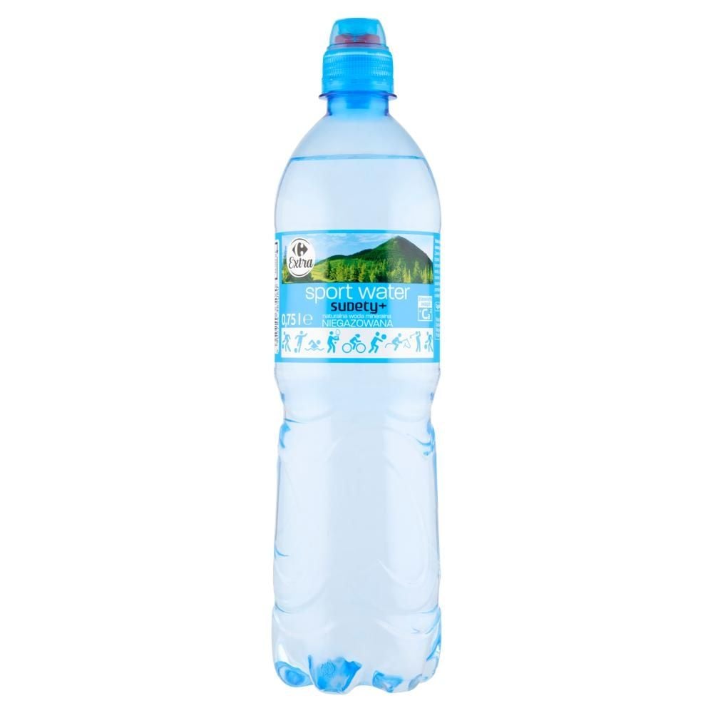 Carrefour Extra Sport Water Sudety+ Naturalna woda mineralna niegazowana 0,75 l