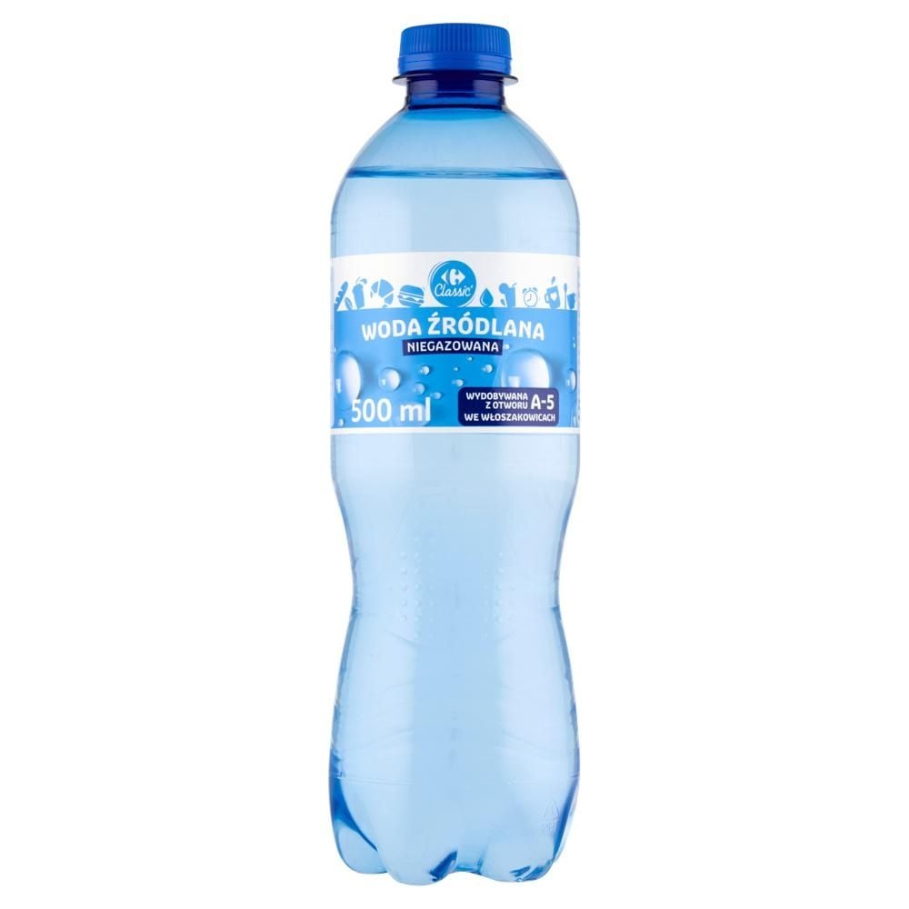 Carrefour Classic Woda źródlana niegazowana 500 ml