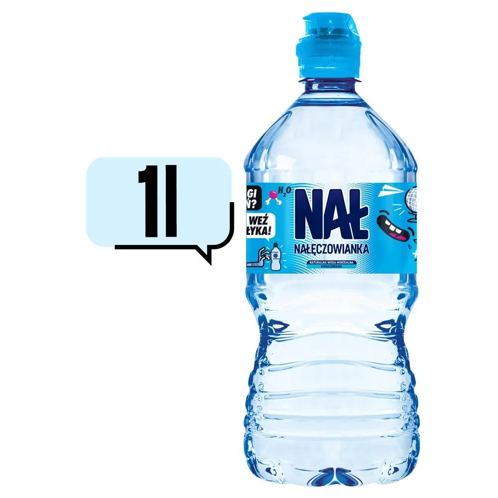 Nałęczowianka Teens Naturalna woda mineralna niegazowana 1 l