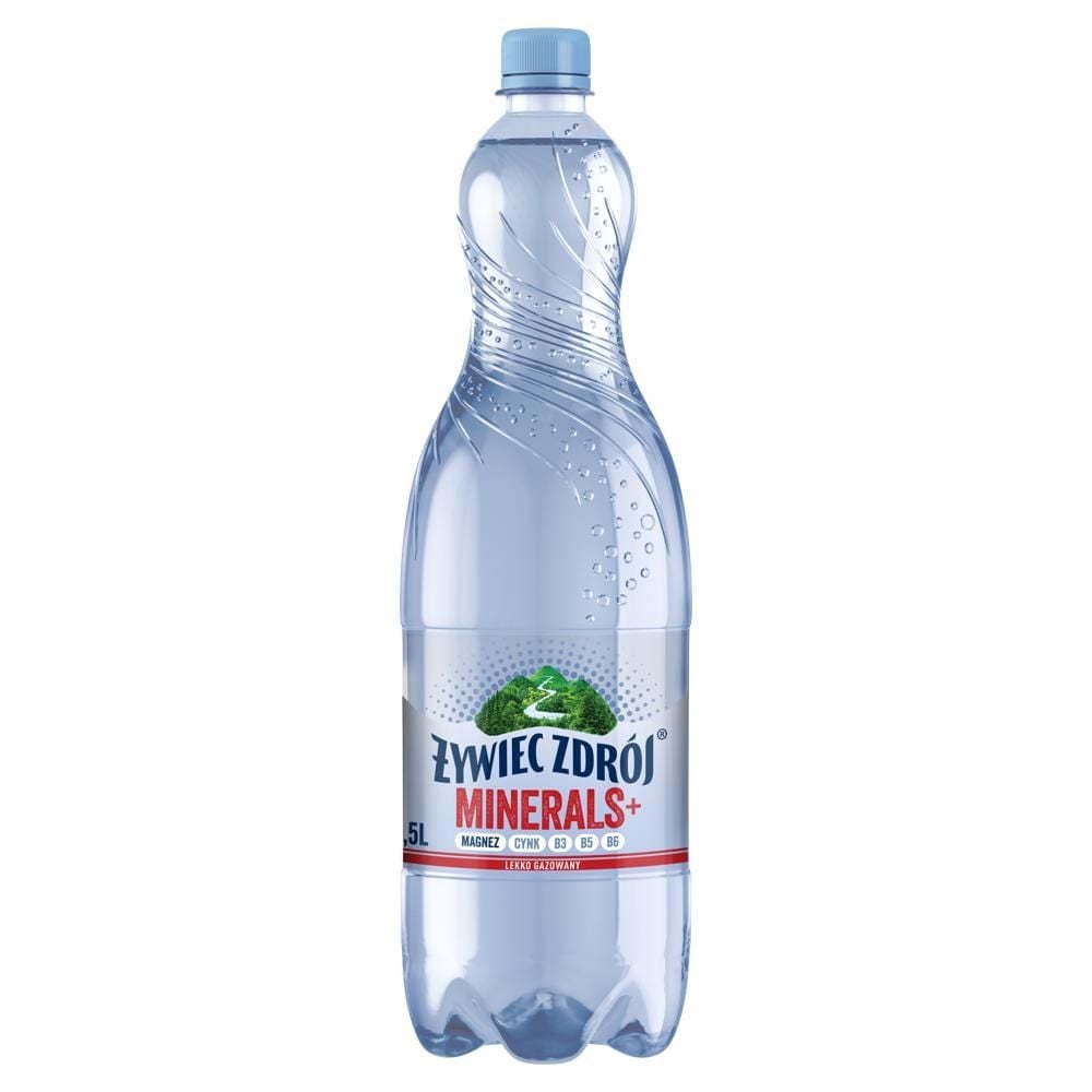 Żywiec Zdrój Minerals+ Napój lekko gazowany 1,5 l