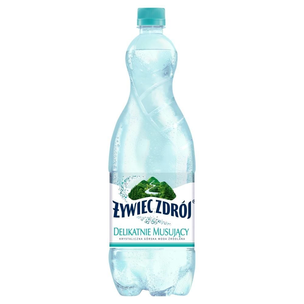 Żywiec Zdrój Delikatnie Musujący Woda źródlana 1 l