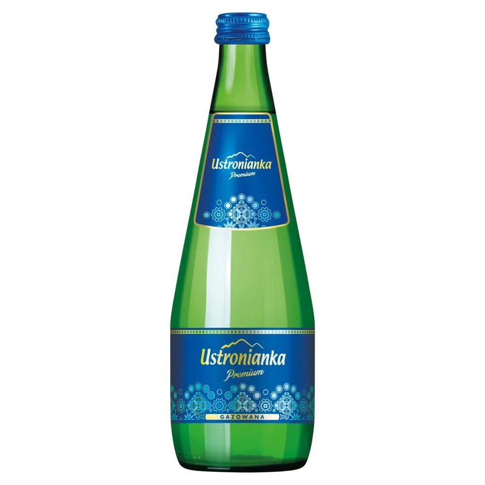 Ustronianka Premium Woda źródlana gazowana 700 ml