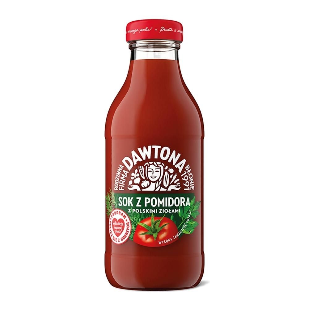 Dawtona Sok z pomidora z polskimi ziołami 300 ml