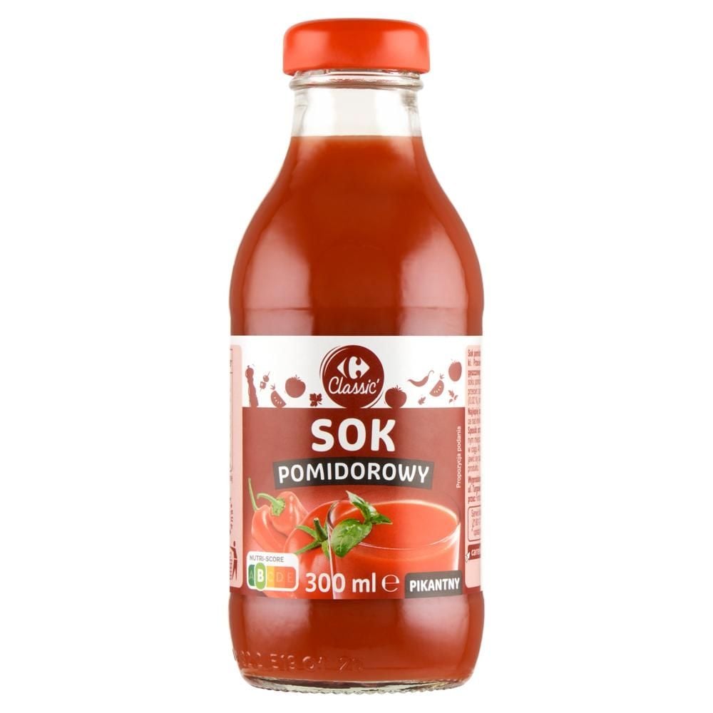 Carrefour Classic Sok pomidorowy pikantny 300 ml