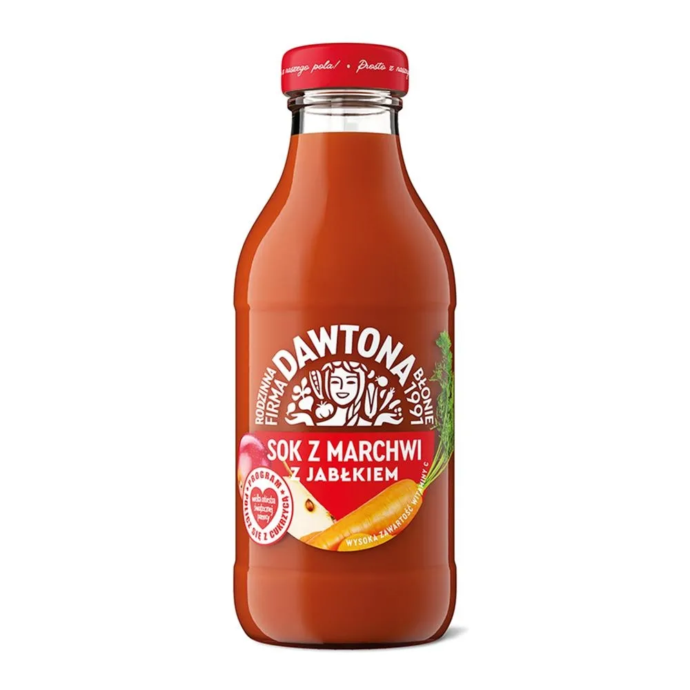 Dawtona Sok z marchwi z jabłkiem 300 ml