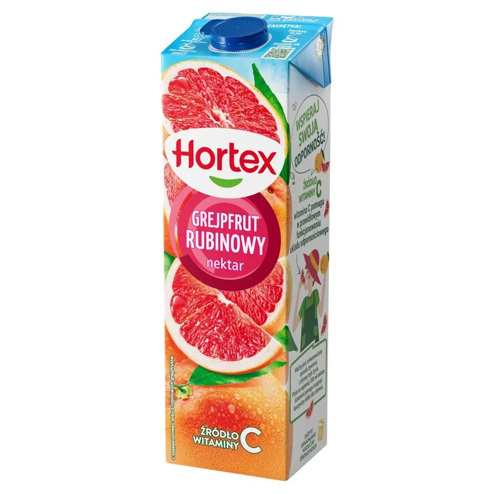 Hortex Nektar grejpfrut rubinowy  1 l