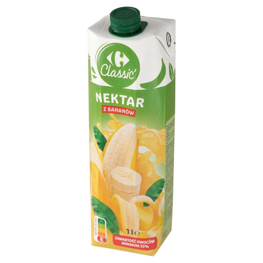 Carrefour Classic Nektar z bananów 1 l
