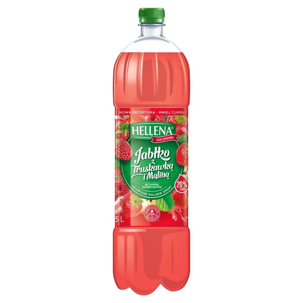 Hellena Napój jabłko z truskawką i maliną 1,75 l