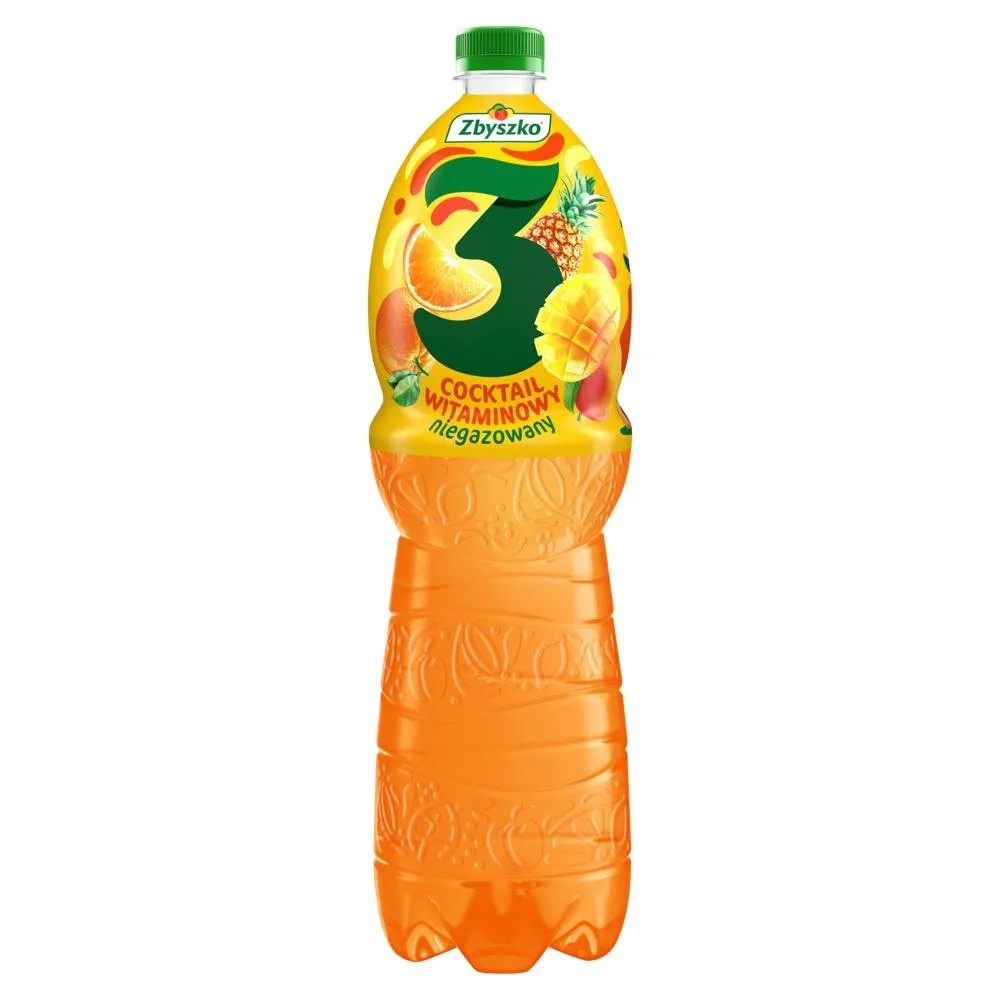 Zbyszko 3 Napój owocowy niegazowany cocktail witaminowy 1,75 l