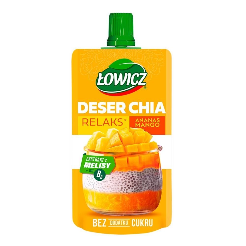 Łowicz Deser chia ananas mango 120 g