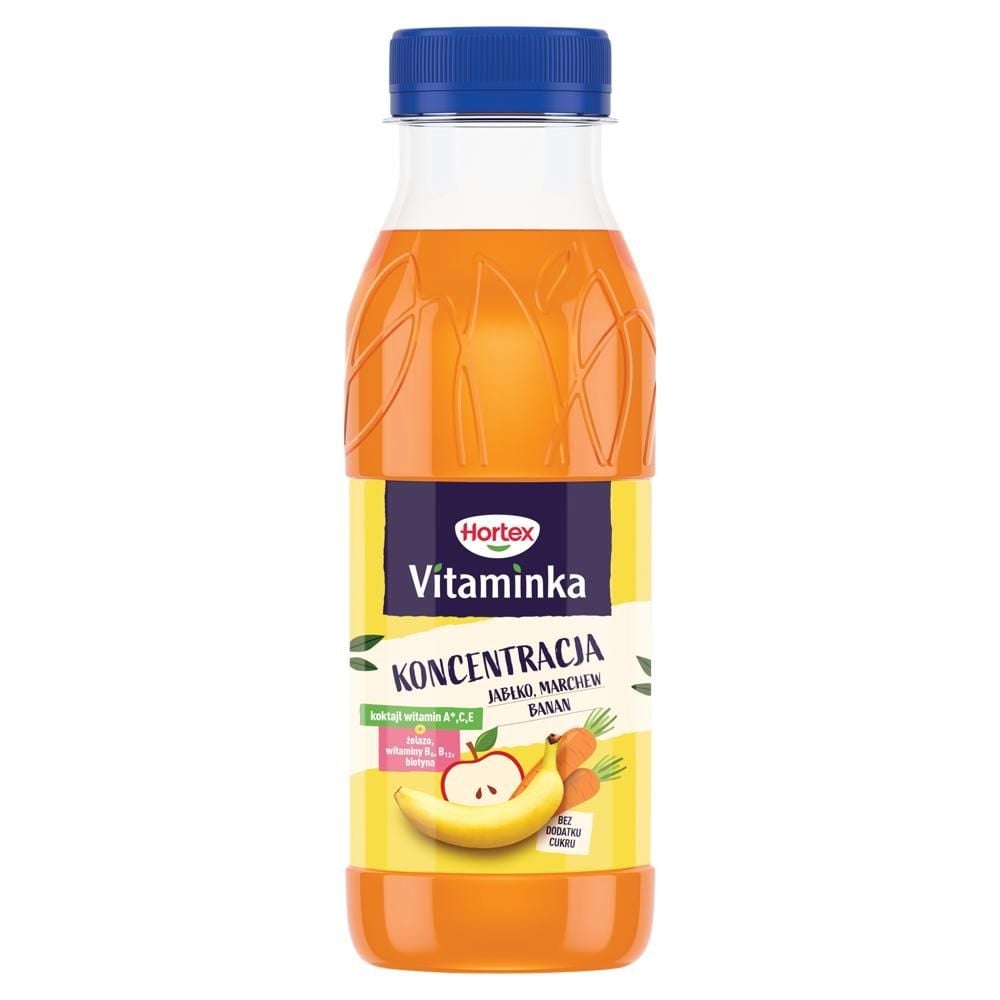 Hortex Vitaminka Sok koncentracja jabłko marchew banan 300 ml