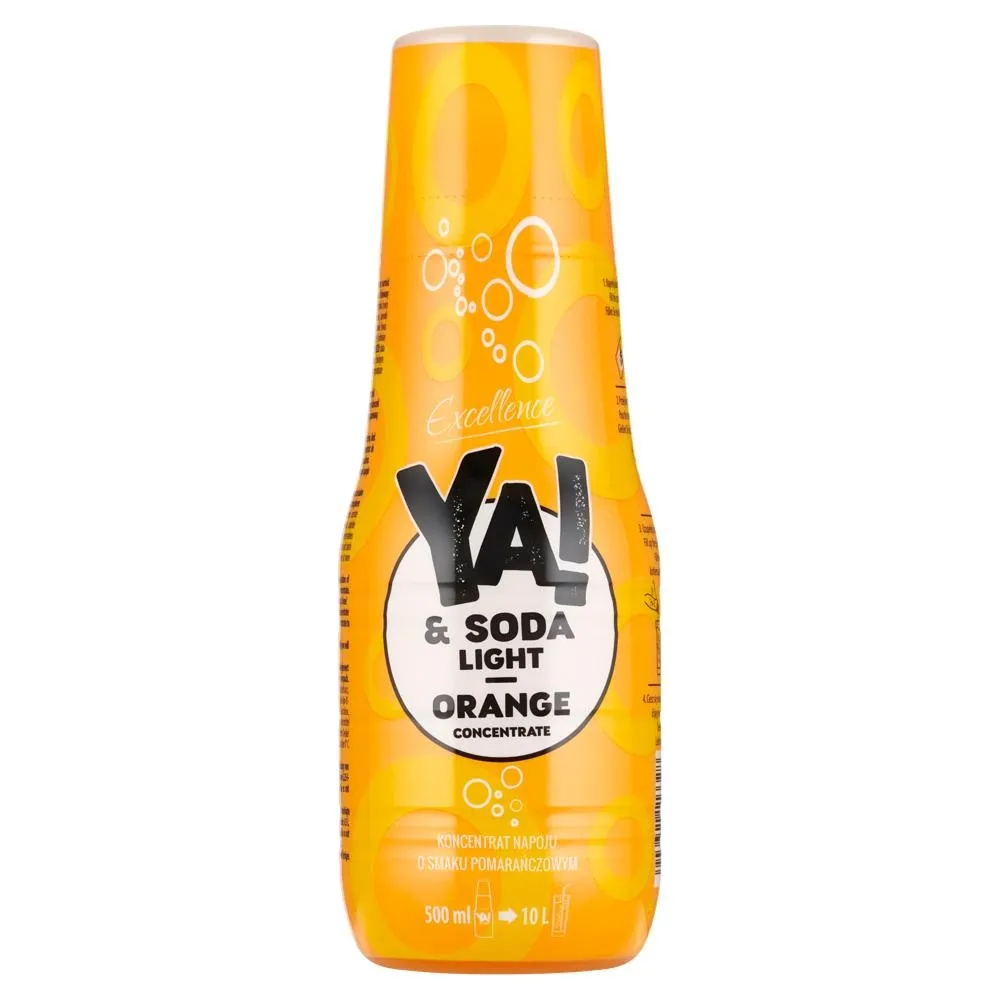 Excellence Ya! & Soda Light Koncentrat napoju o smaku pomarańczowym 500 ml