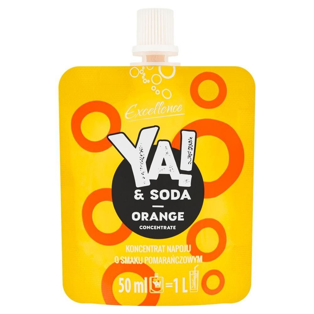 Excellence Ya! & Soda Koncentrat napoju o smaku pomarańczowym 50 ml