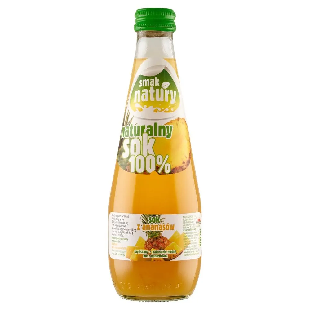 Smak natury Sok z ananasów 300 ml