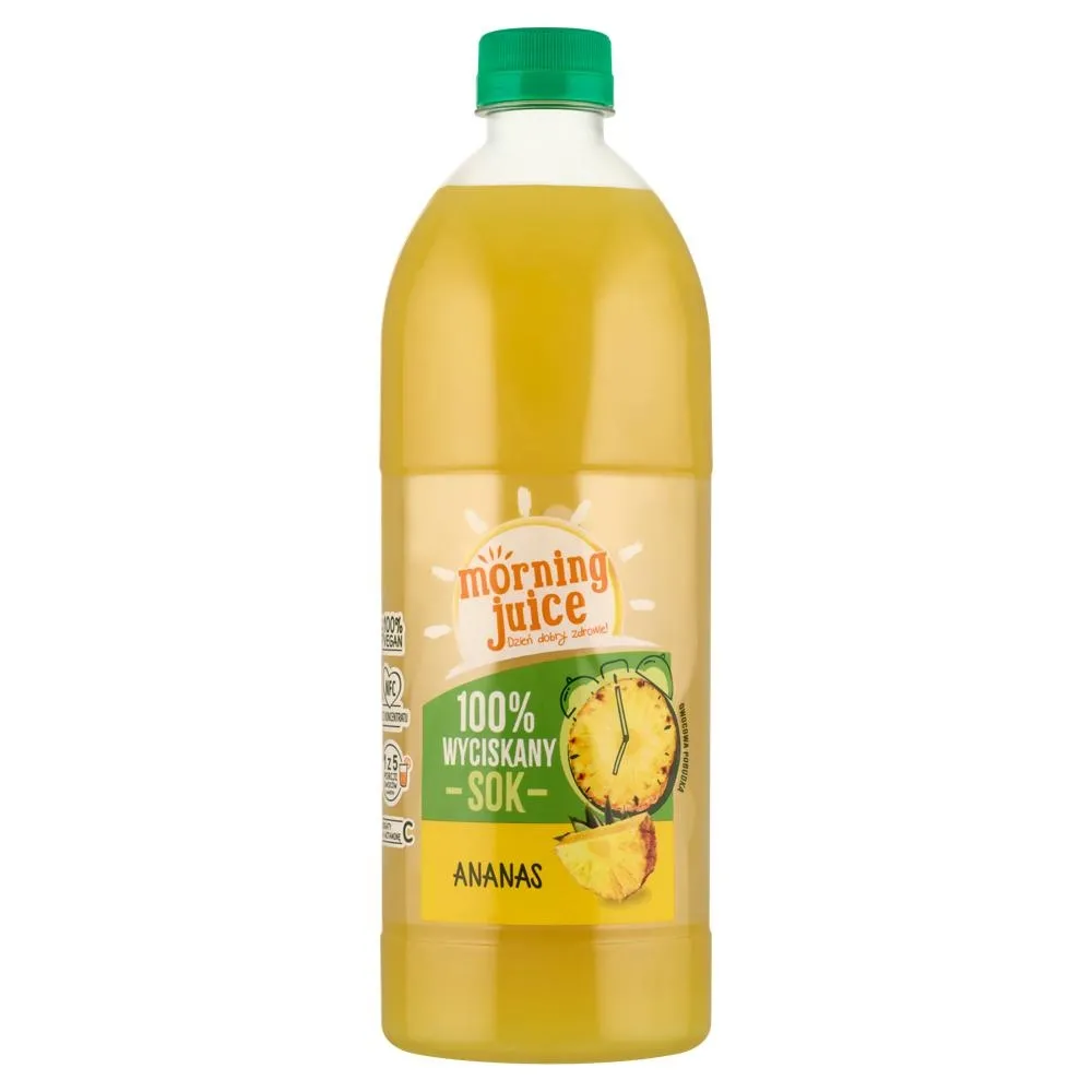 Morning Juice Sok 100 % wyciskany ananas 900 ml