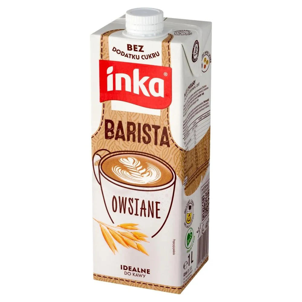 Inka Barista Napój owsiany z wapniem i witaminami 1 l