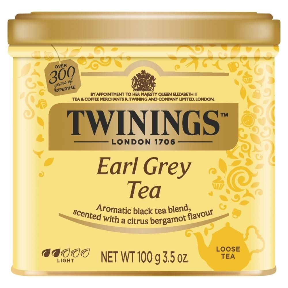 Twinings Earl Grey Czarna herbata liściasta z aromatem bergamoty 100 g
