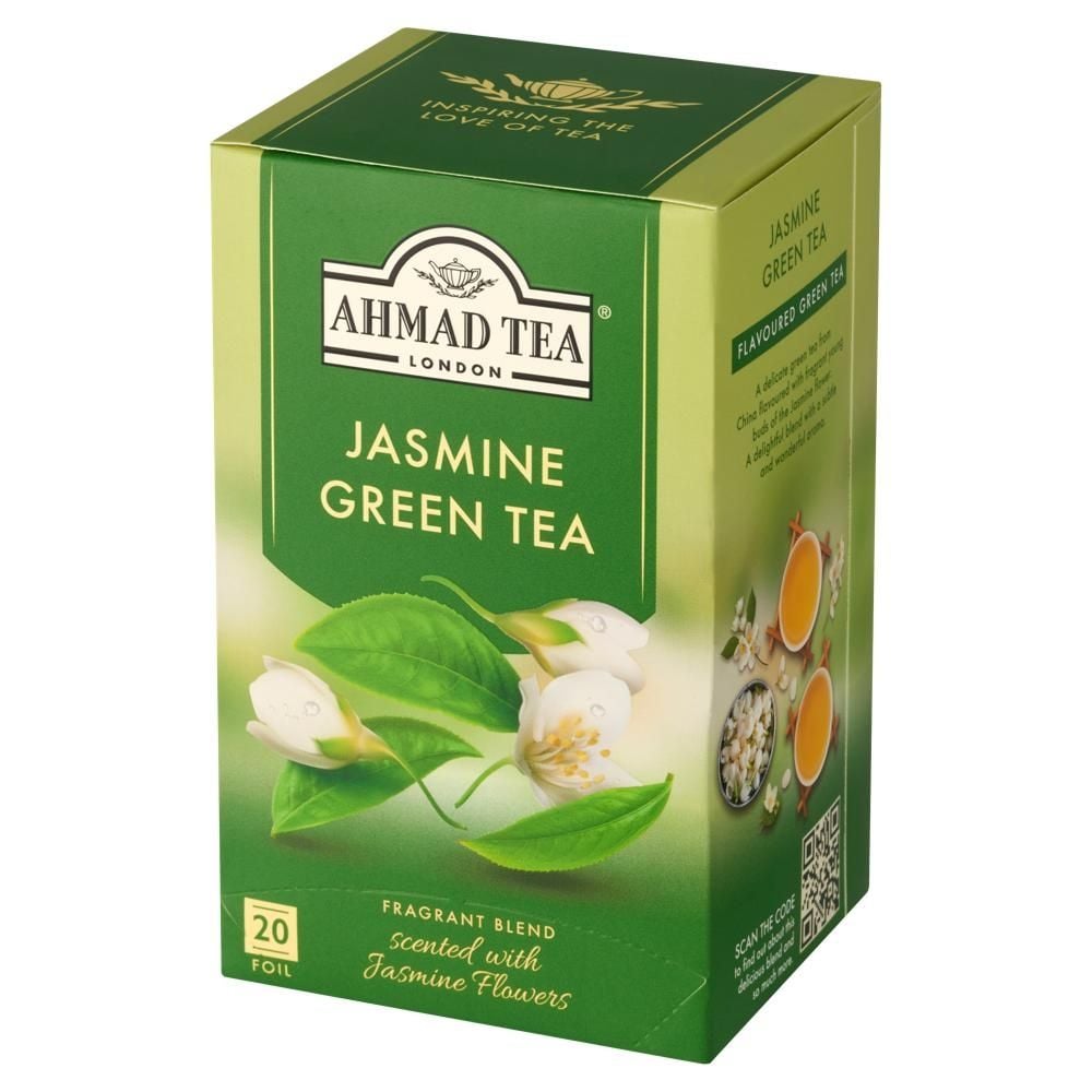 Ahmad Tea Herbata zielona o smaku jaśminowym 40 g (20 x 2 g)