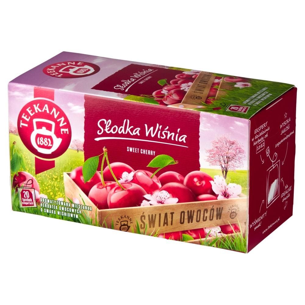 Teekanne Aromatyzowana mieszanka herbatek owocowych słodka wiśnia 50 g