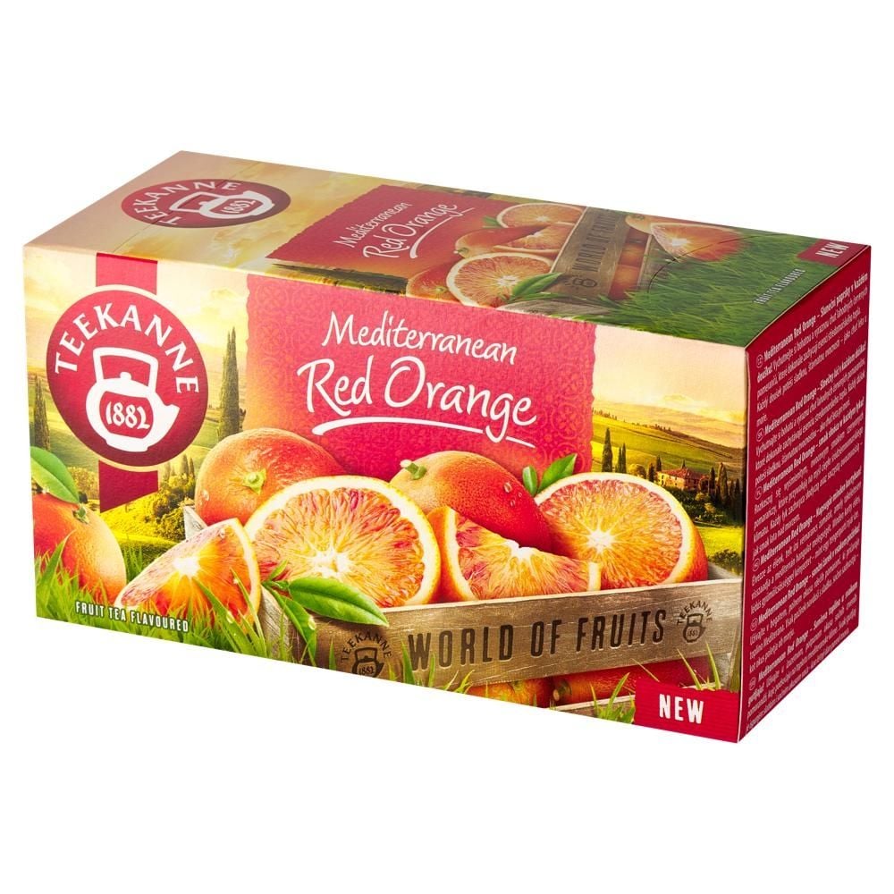 Teekanne World of Fruits Mediterranean Red Orange Aromatyzowana herbatka owocowa 20 g (20 x 2 g)