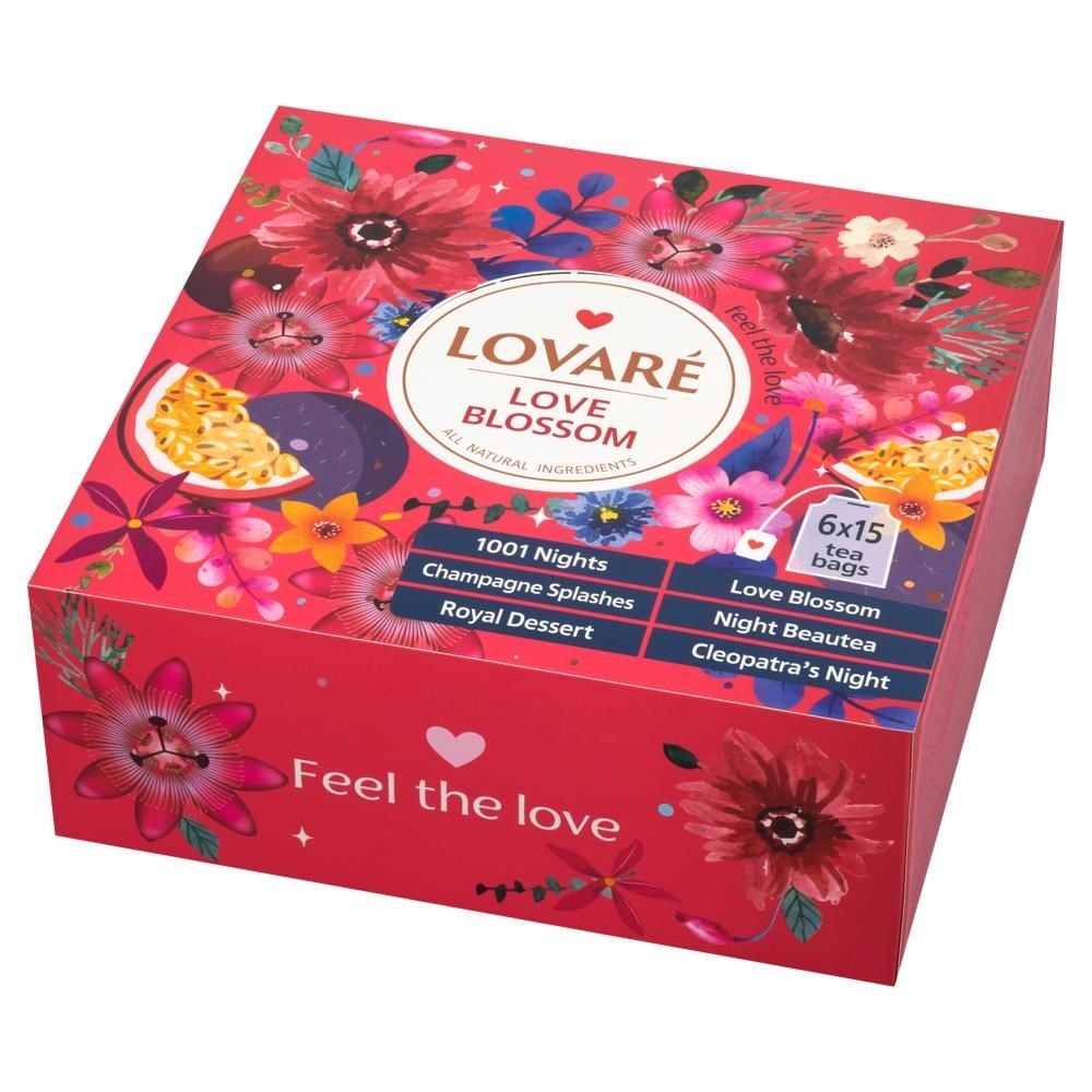 Lovaré Love Blossom Kolekcja herbat 165 g (90 sztuk)