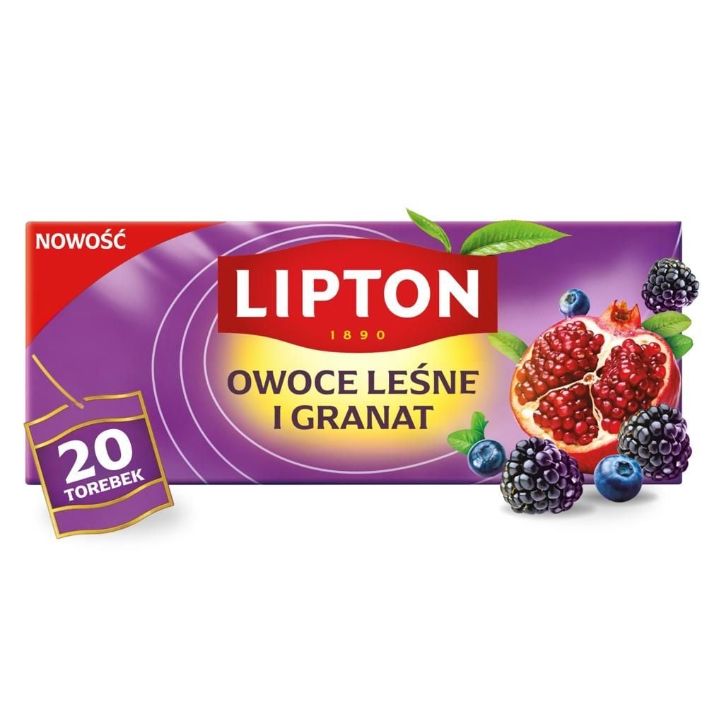Lipton Herbatka owocowa owoce leśne i granat 36 g (20 torebek)