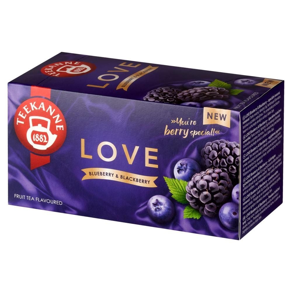 Teekanne Love Blueberry & Blackberry Mieszanka herbatek owocowych 45 g (20 x 2,25 g)