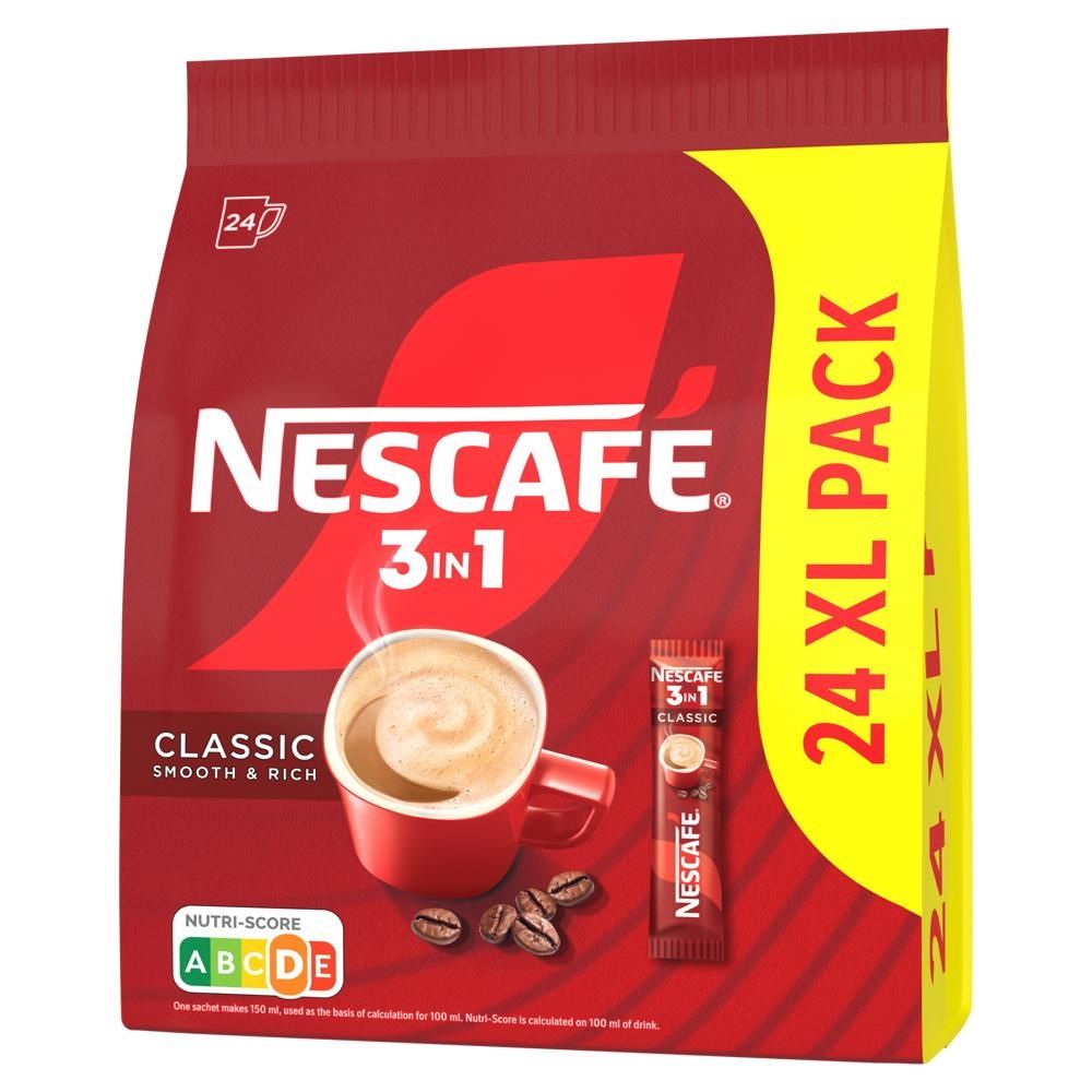 Nescafé 3in1 Classic Rozpuszczalny napój kawowy 396 g (24 x 16,5 g)