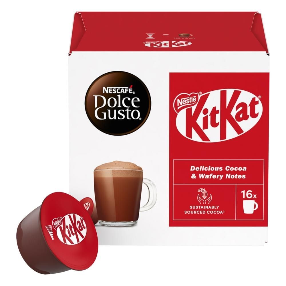Nescafé Dolce Gusto KitKat Napój mleczno-kakaowy 256 g (16 x 16 g)