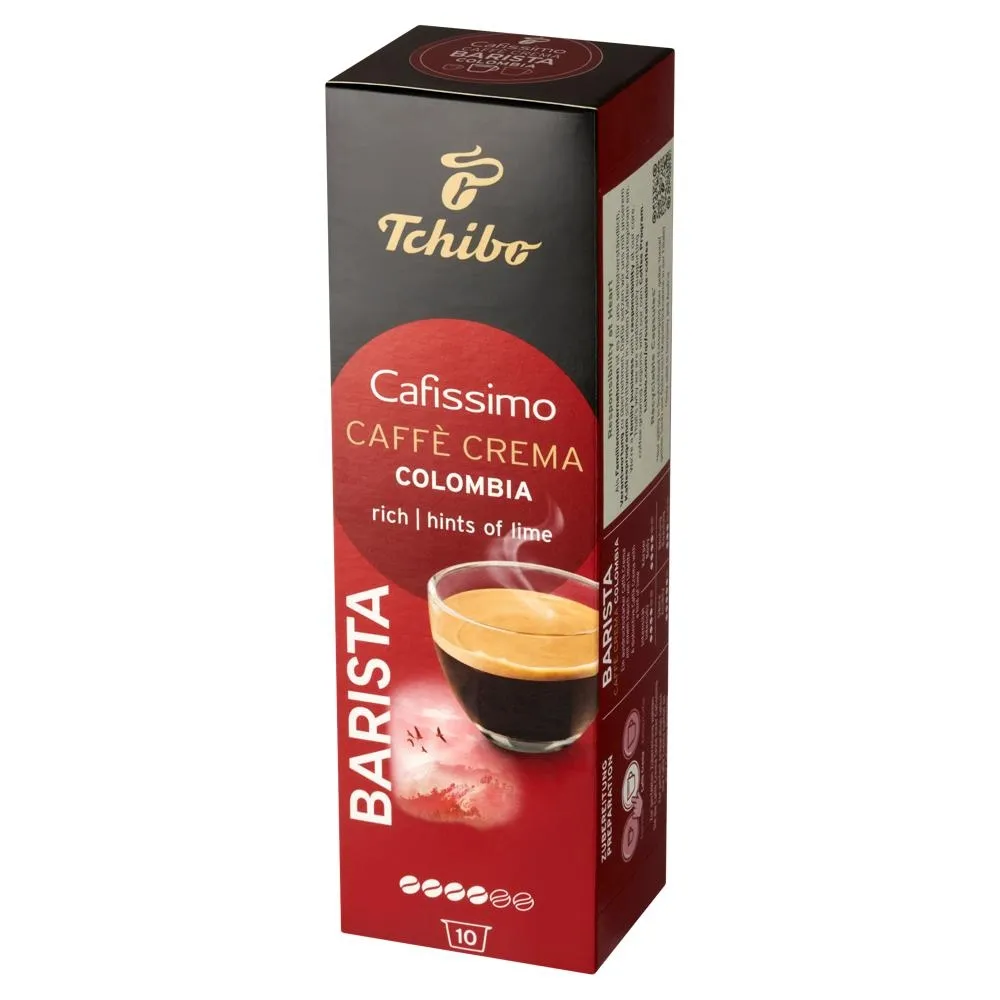 Tchibo Cafissimo Barista Caffè Crema Colombia Kawa palona mielona w kapsułkach 78 g (10 x 7,8 g)