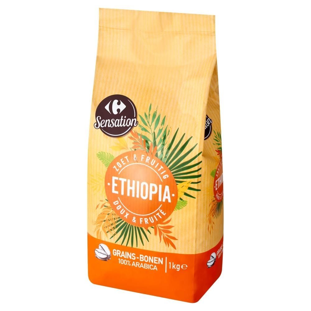 Carrefour Sensation Ethiopia Kawa ziarnista arabika 1 kg