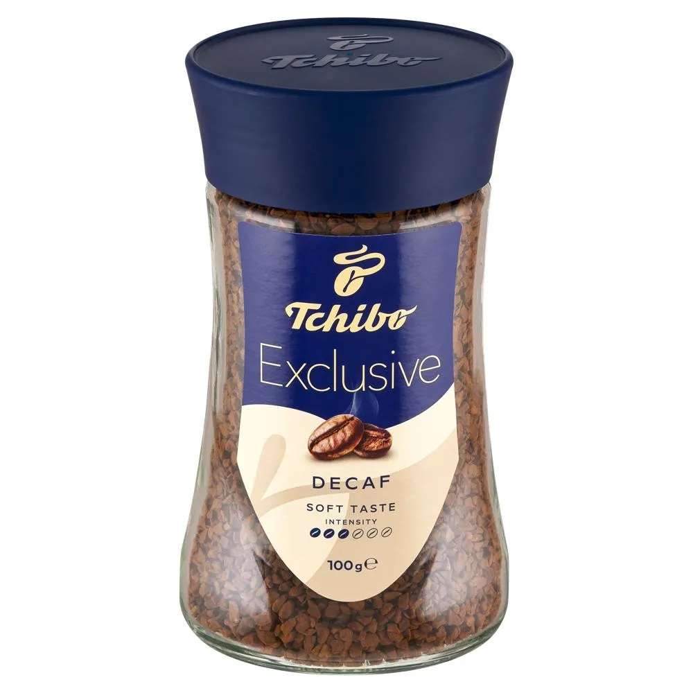 Tchibo Exclusive Kawa rozpuszczalna liofilizowana bezkofeinowa 100 g