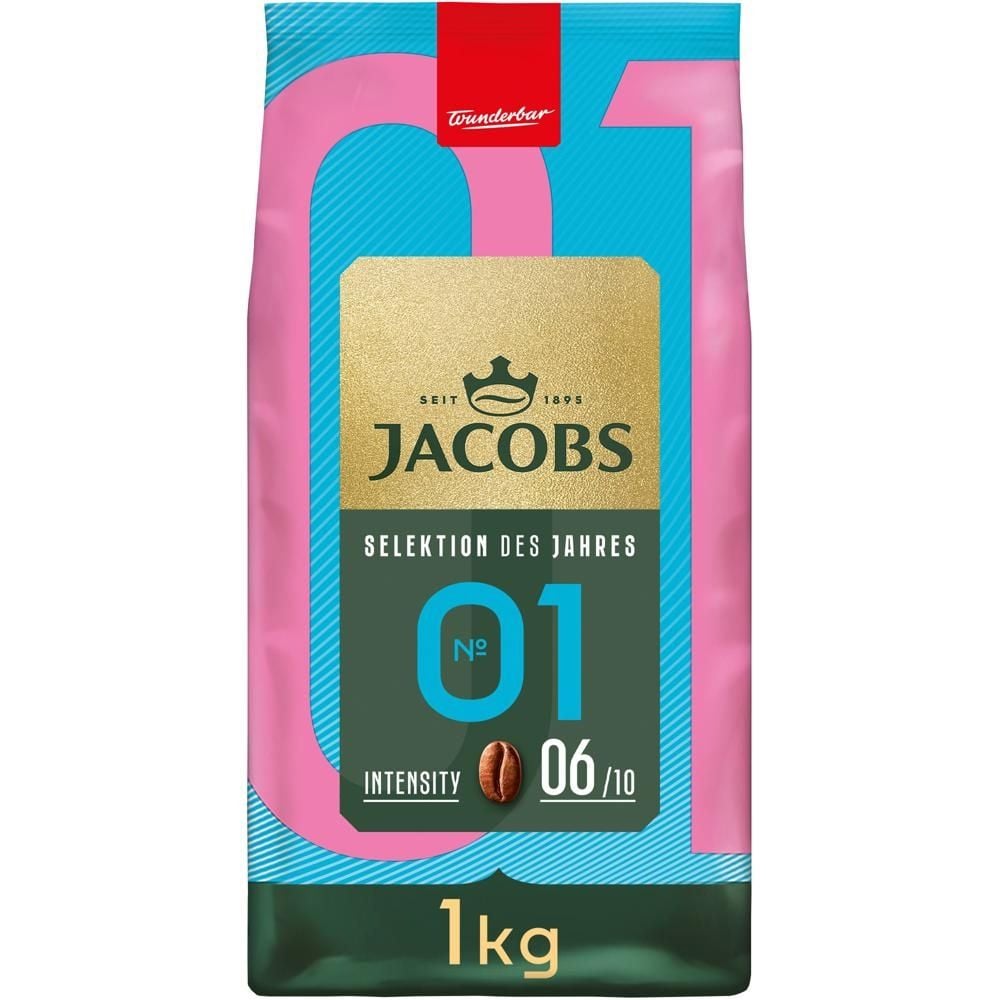 Jacobs No 1 Kawa ziarnista palona 1000 g
