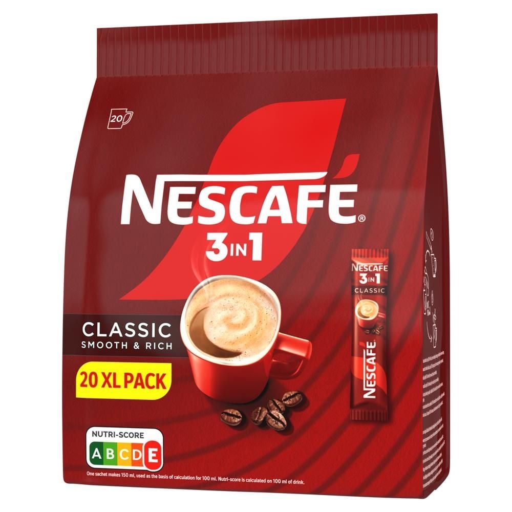 Nescafé 3in1 Classic Rozpuszczalny napój kawowy 165 g (10 x 16,5 g)
