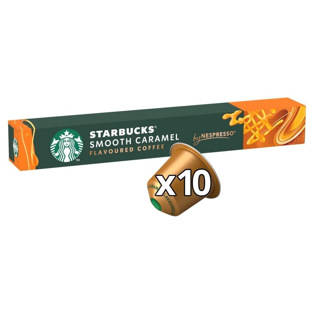 Starbucks by Nespresso Smooth Caramel Kawa w kapsułkach do Nespresso 51 g (10 sztuk)