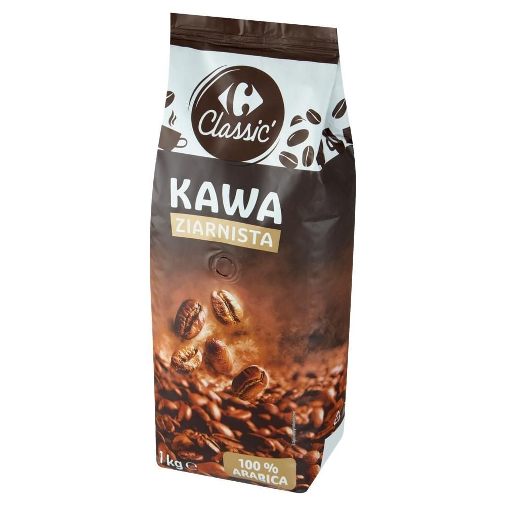 Carrefour Classic Kawa ziarnista 1 kg