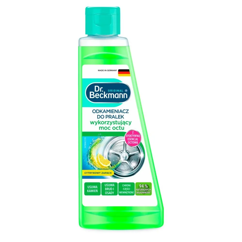 Dr. Beckmann Odkamieniacz do pralek wykorzystujący moc octu 250 ml