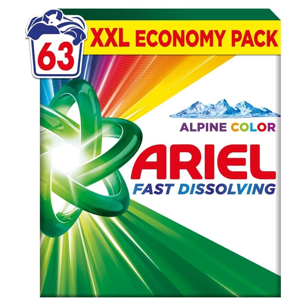 Ariel Alpine Color Proszek Do Prania, 3.465 kg, 63 Prań