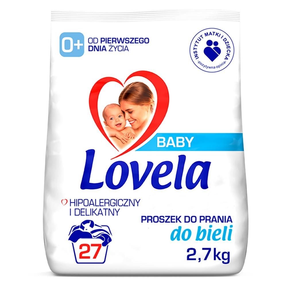 Lovela Baby Hipoalergiczny proszek do prania do bieli 2,7 kg (27 prań)