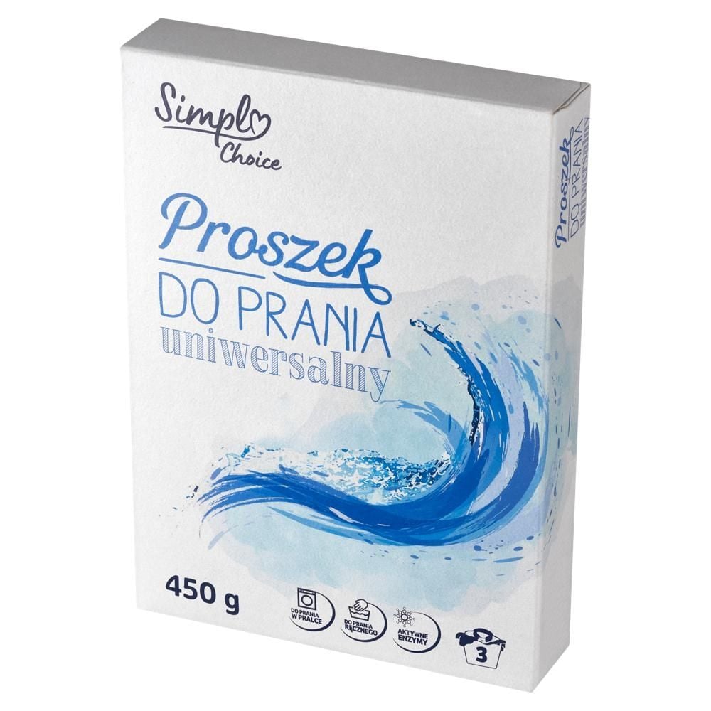 Simpl Choice Proszek do prania uniwersalny 450 g (3 prania)