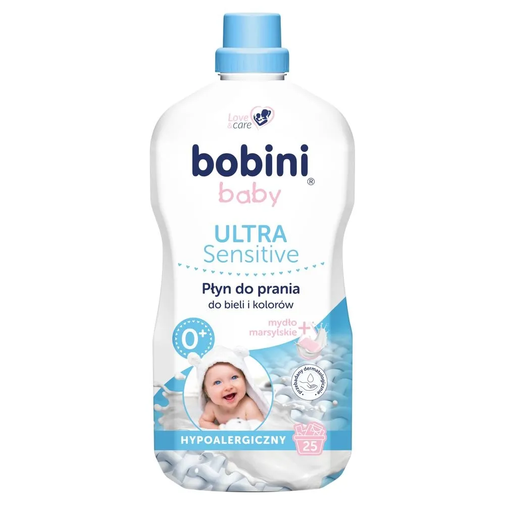 bobini Baby Ultra Sensitive Płyn do prania do bieli i kolorów 1,8 l (25 prań)