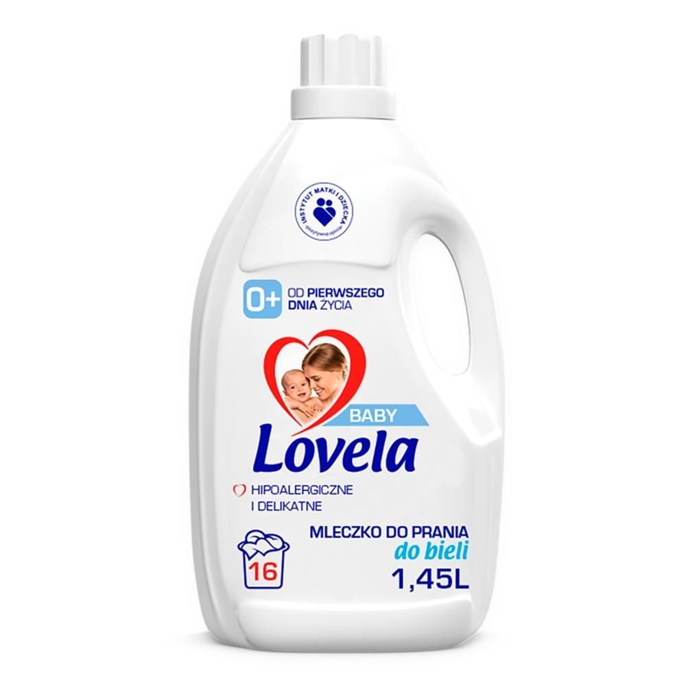 Lovela Baby Mleczko do prania do bieli 1,45 l (16 prań)