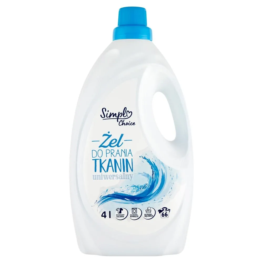 Simpl Choice Żel do prania tkanin uniwersalny 4 l (66 prań)
