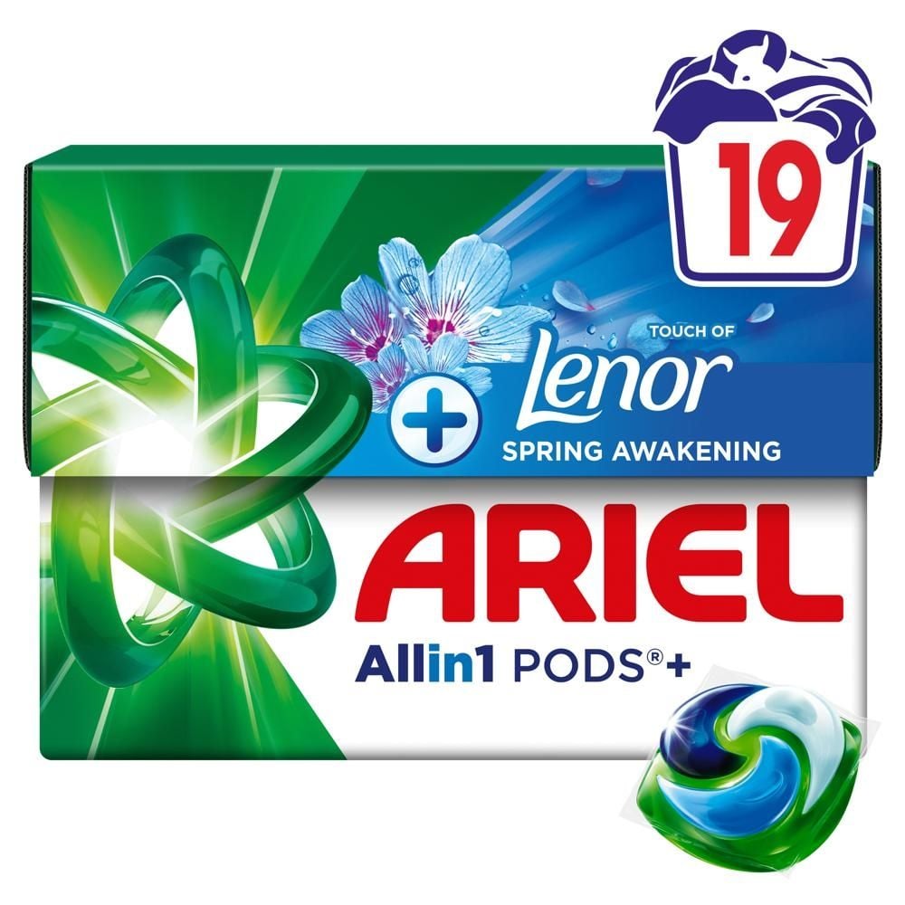 Ariel Allin1 PODS + Touch Of Lenor Spring Awakening, 19 Prań